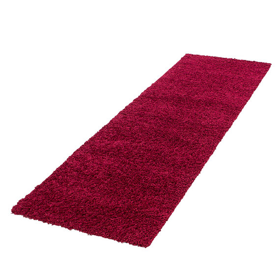 Adana Carpets Hoogpolige loper - Life Rood