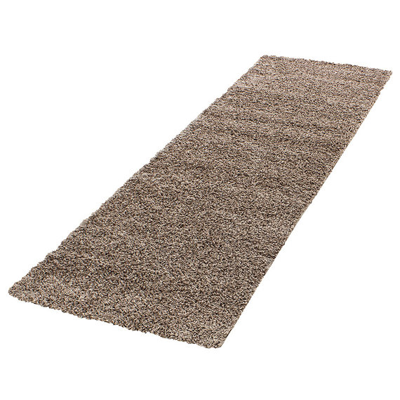 Adana Carpets Hoogpolige loper - Life Mokka