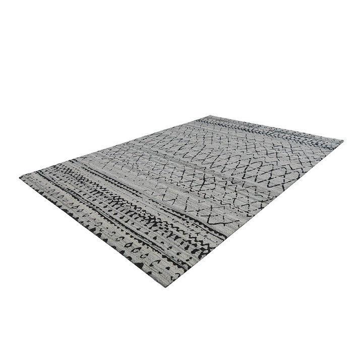Wollen vloerkleed - Prettily Outline Beige/Grijs