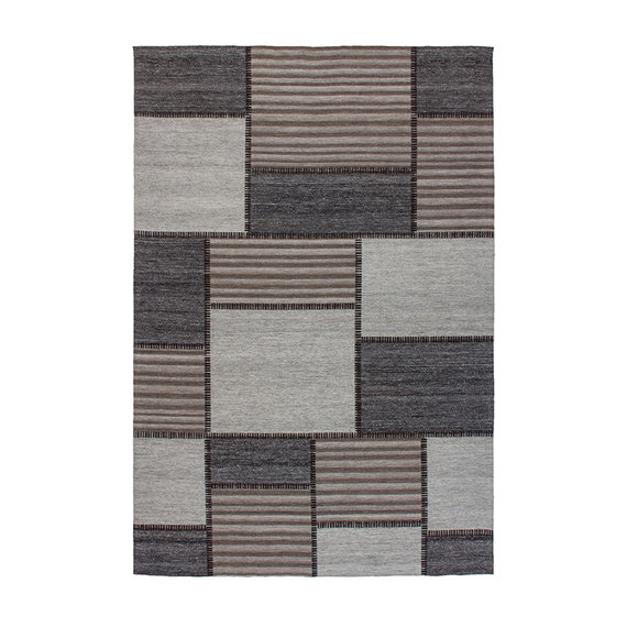 Kay Wollen vloerkleed - Prettily Patch Beige/Creme