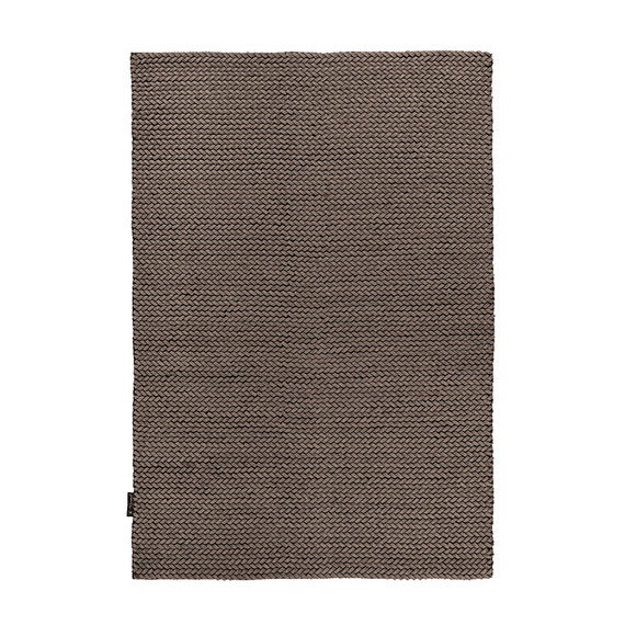 Kay Wollen vloerkleed - Braid Taupe