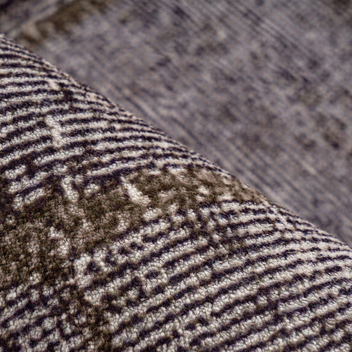 Patchwork vloerkleed - Piemonte Toppa Antraciet