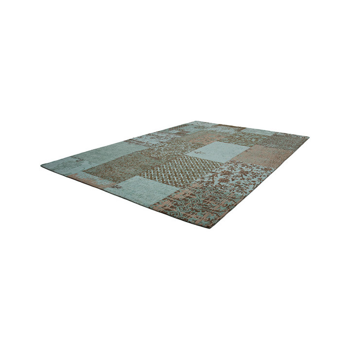 Patchwork vloerkleed - Splendid Turquoise