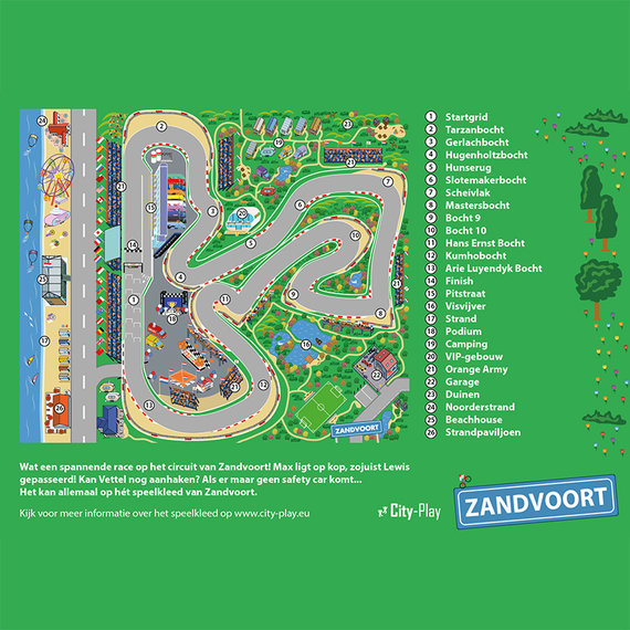 City-Play Speelkleed - Maes Circuit Zandvoort