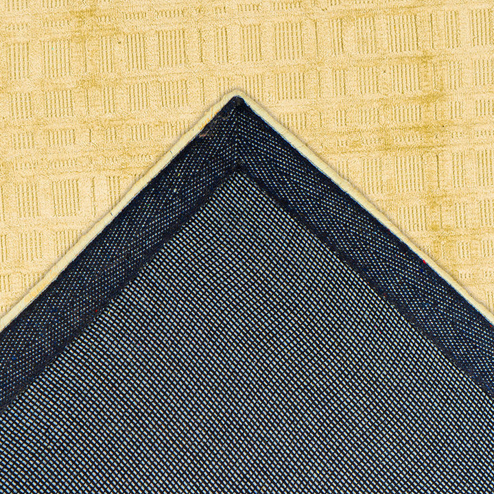 Viscose vloerkleed - Karma Geel