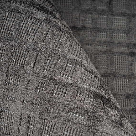 Kay Viscose vloerkleed - Karma Antraciet