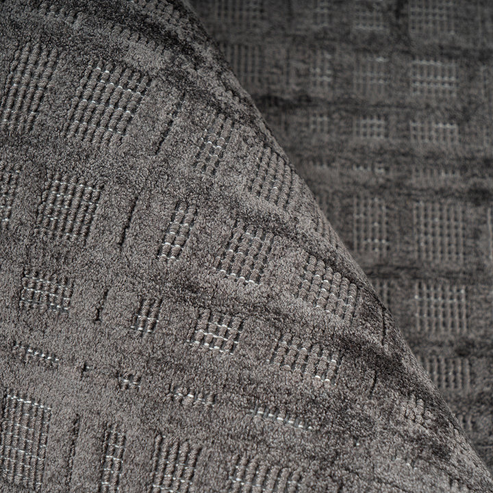 Viscose vloerkleed - Karma Antraciet