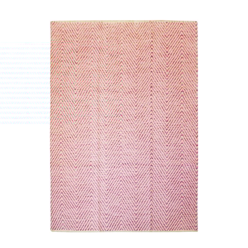 Modern vloerkleed - Abstruse Panel Roze - sfeer