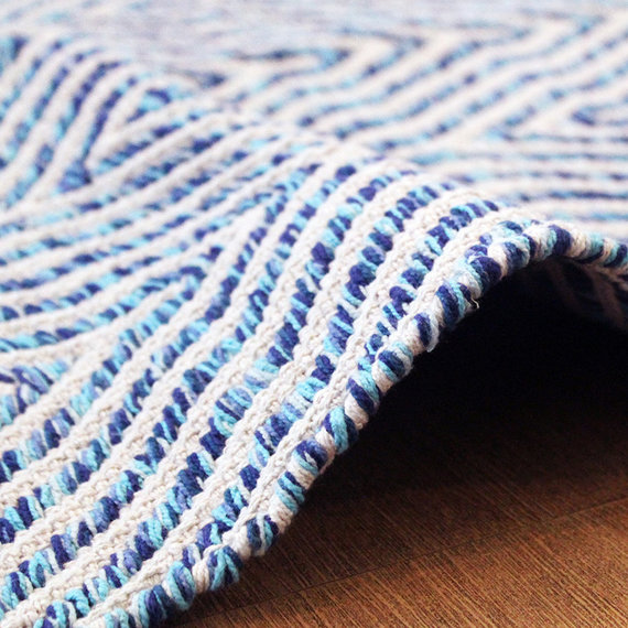 Kay Modern vloerkleed - Abstruse Current Blauw