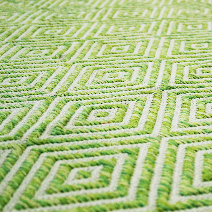 Modern vloerkleed - Abstruse Diamond Groen