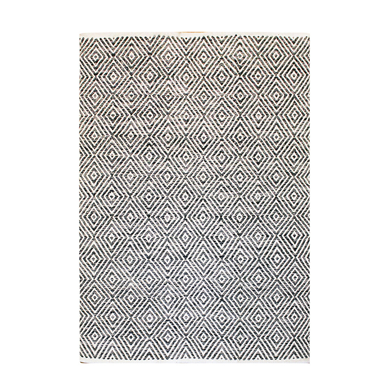 Modern vloerkleed - Abstruse Diamond Grijs - sfeer