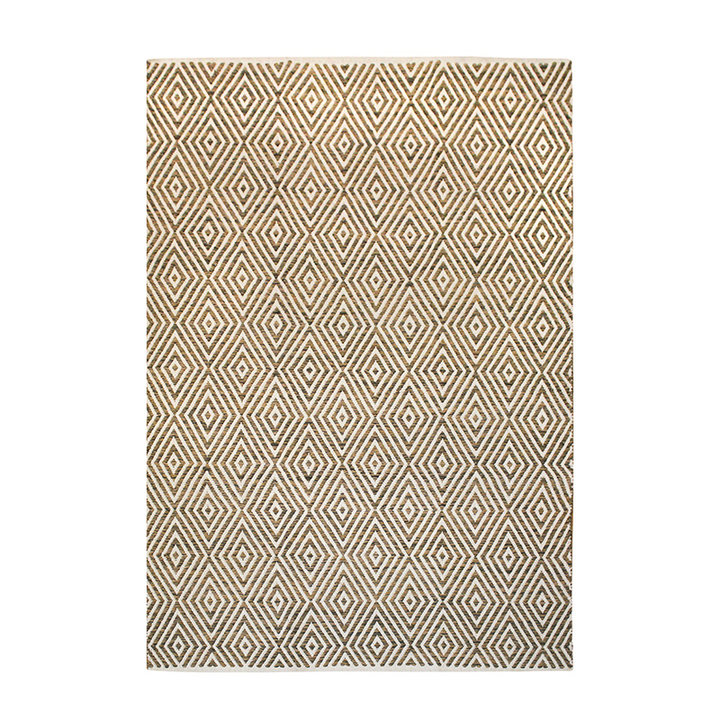 Modern vloerkleed - Abstruse Diamond Beige/Bruin