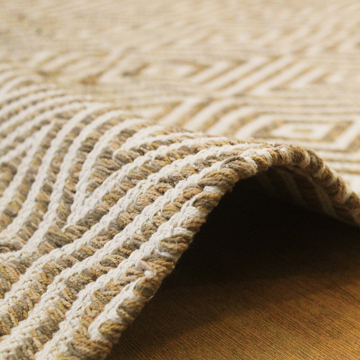 Modern vloerkleed - Abstruse Diamond Beige/Bruin