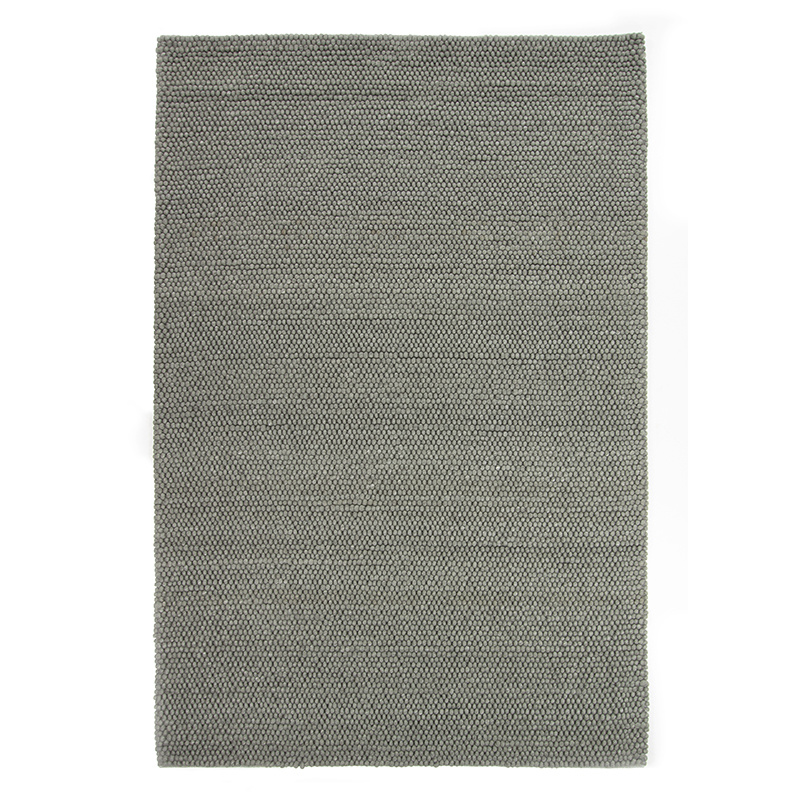 Wollen vloerkleed - New Loop Grijs/Groen 456 - sfeer