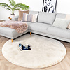 Rond Hoogpolig vloerkleed - Comfy Creme - thumbnail