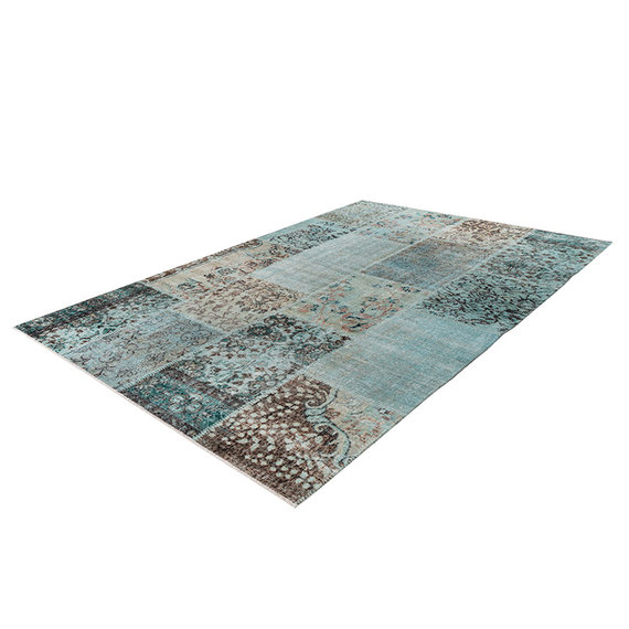 Kay Patchwork vloerkleed - Toska Creme Groen