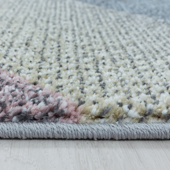 Adana Carpets Rond kindervloerkleed - Fleurtje Raket Multicolor