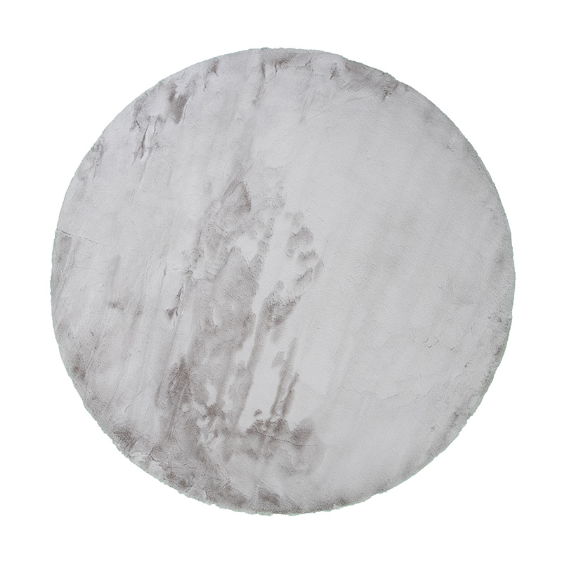 Rond Hoogpolig vloerkleed - Comfy Supreme Grijs - sfeer