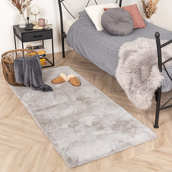 FRAAI Zachte Hoogpolige loper - Comfy Grijs