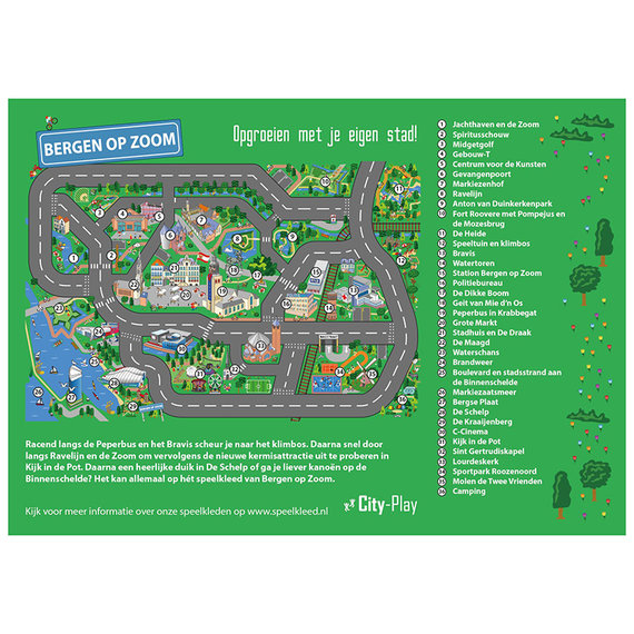 City-Play Speelkleed - Maes Autoweg Bergen op Zoom