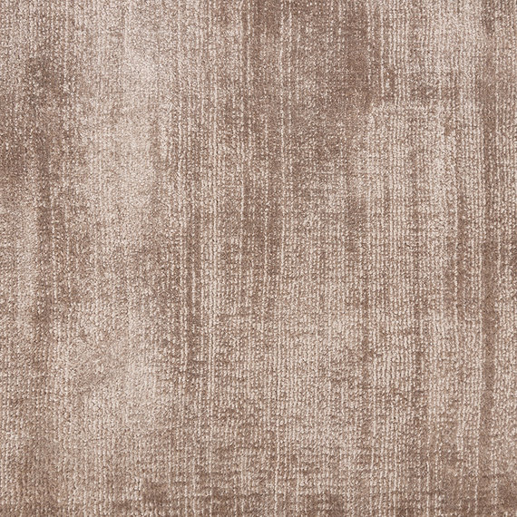 FRAAI Rond viscose vloerkleed - Pearl Taupe