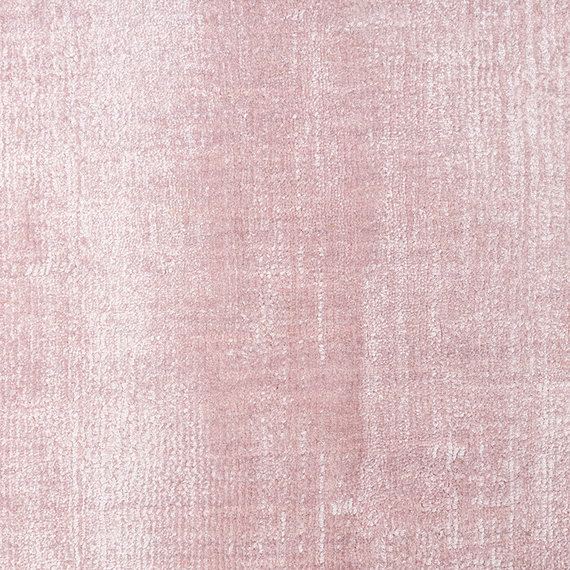 FRAAI Rond viscose vloerkleed - Pearl Lichtroze
