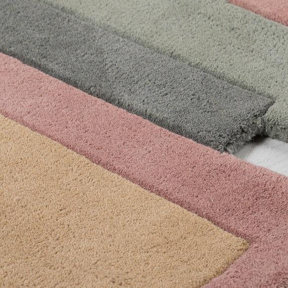 AIRO Rugs Abstract vloerkleed - Stracto Collage Roze/Beige