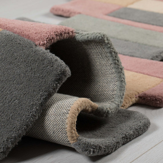 AIRO Rugs Abstract vloerkleed - Stracto Collage Roze/Beige