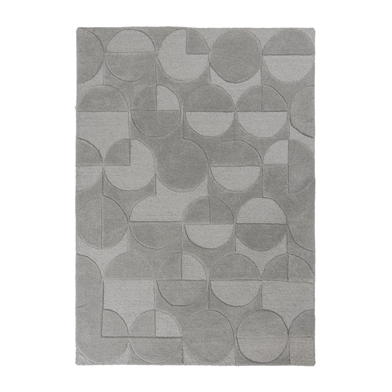 Modern vloerkleed - Mozo Gigi Grijs - sfeer