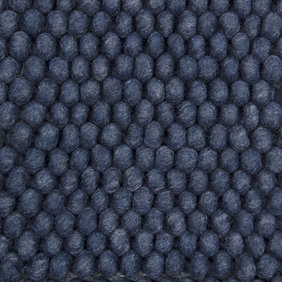 Brinker carpets Wollen vloerkleed - New Loop Donkerblauw 290