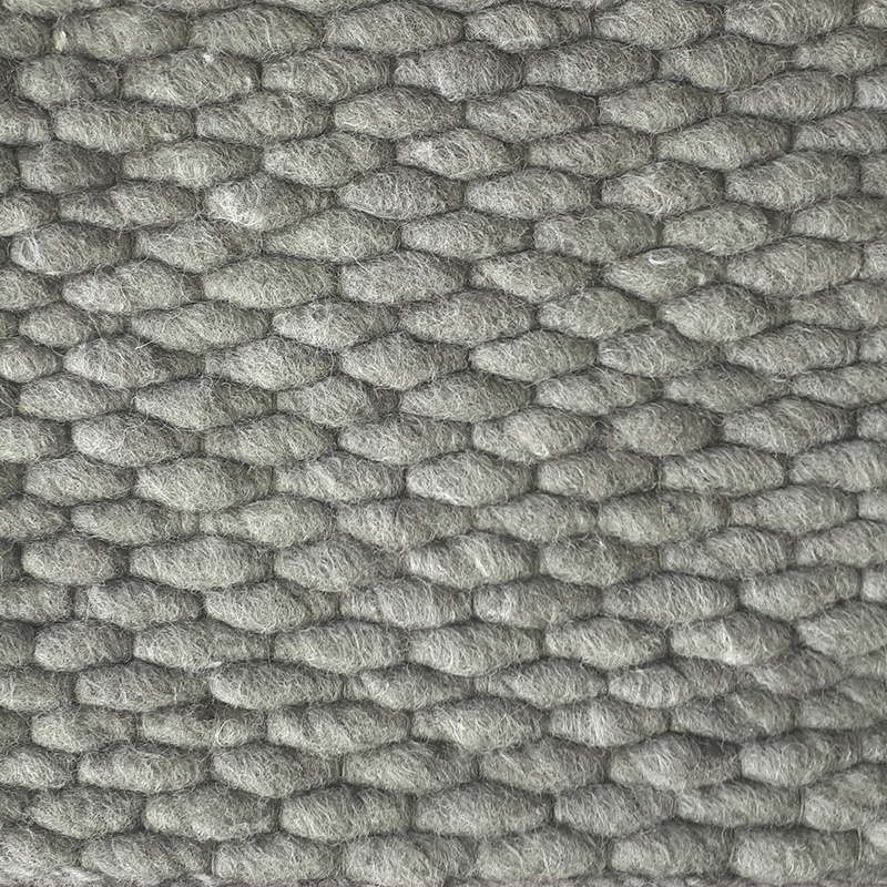 Wollen vloerkleed - Genua Groen/Grijs 456 - sfeer