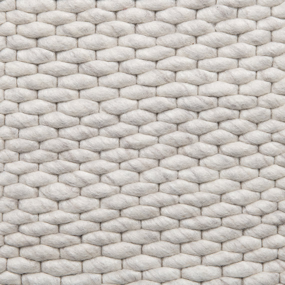 Brinker carpets Wollen vloerkleed - Genua Creme/Wit