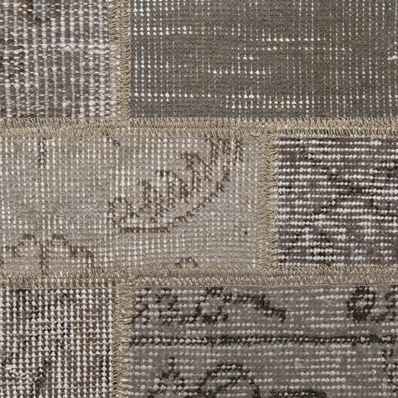 Brinker carpets Patchwork vloerkleed - Vinto Taupe
