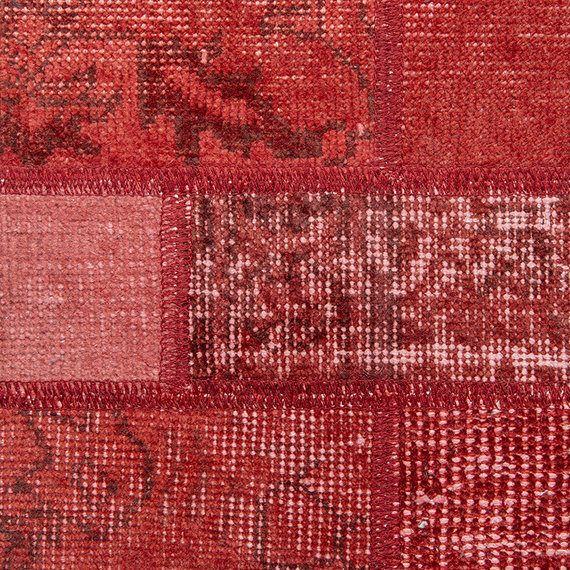 Brinker carpets Patchwork vloerkleed - Vinto Rood