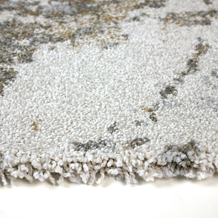 Modern vloerkleed - Mark Geel/Creme