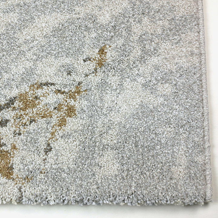 Modern vloerkleed - Mark Geel/Creme