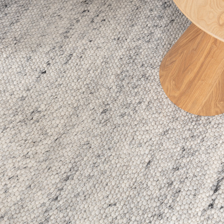 Wollen vloerkleed - Feline Grijs/Gemeleerd