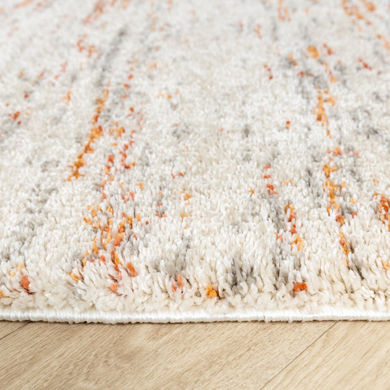 FRAAI Hoogpolig vloerkleed - Blend Creme/Terra