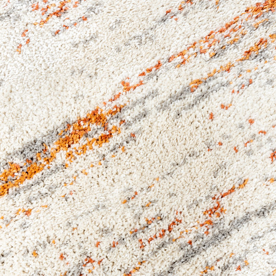 FRAAI Hoogpolig vloerkleed - Blend Creme/Terra
