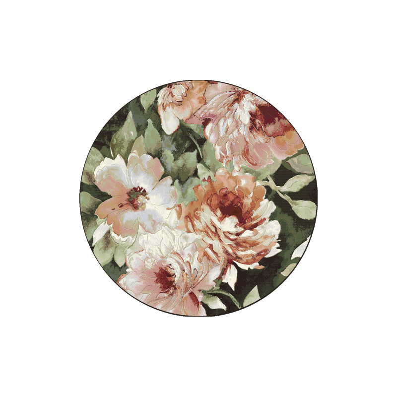 Rond bloemen vloerkleed - Anaheim 3434 - sfeer