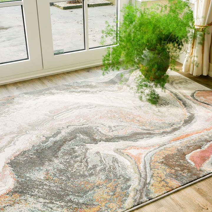 Modern vloerkleed - Aspen Groen 7270