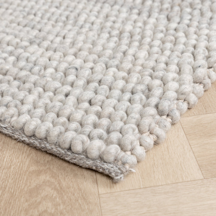 Wollen vloerkleed - Luminous Lichtgrijs