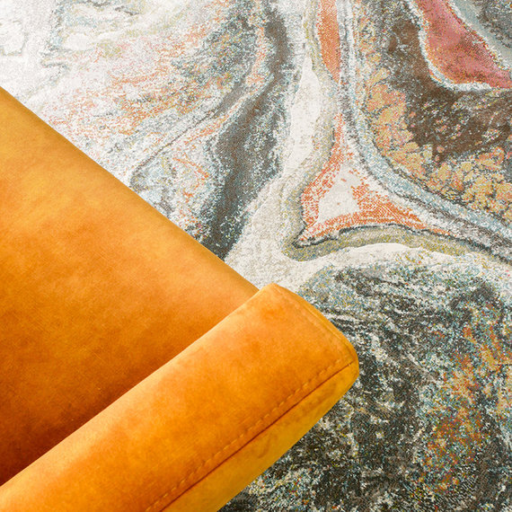Antoin Carpets Vierkant modern vloerkleed - Aspen Groen 7270