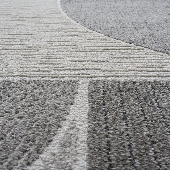 Rond modern vloerkleed - Verwood 6171