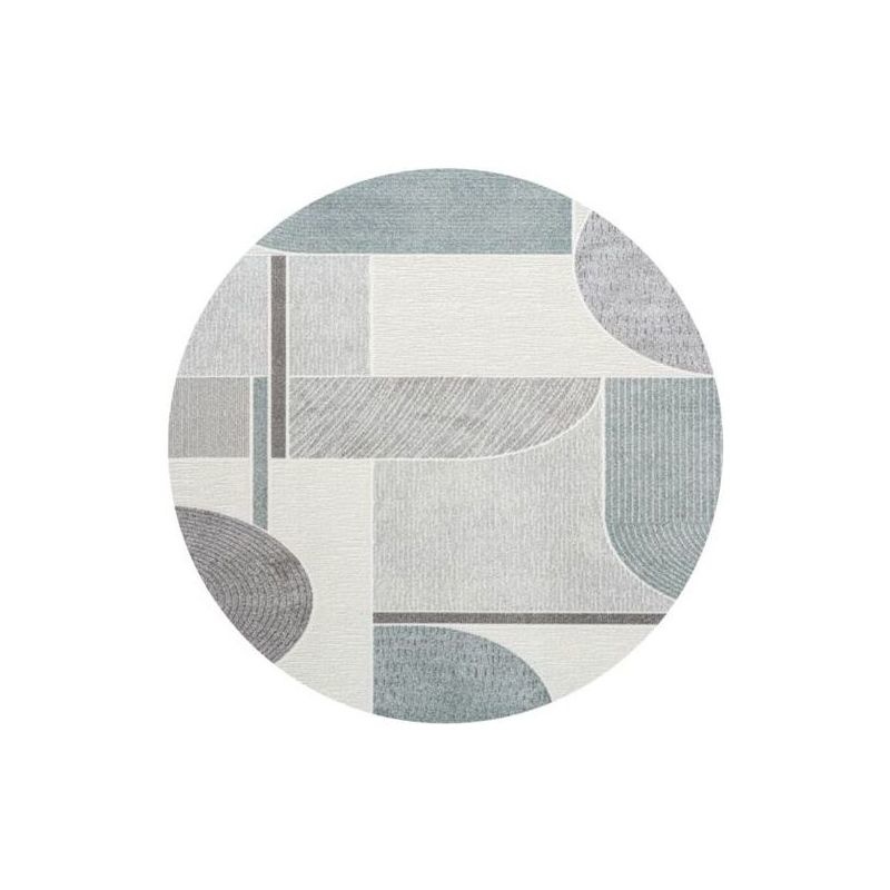 Rond modern vloerkleed - Verwood 6141