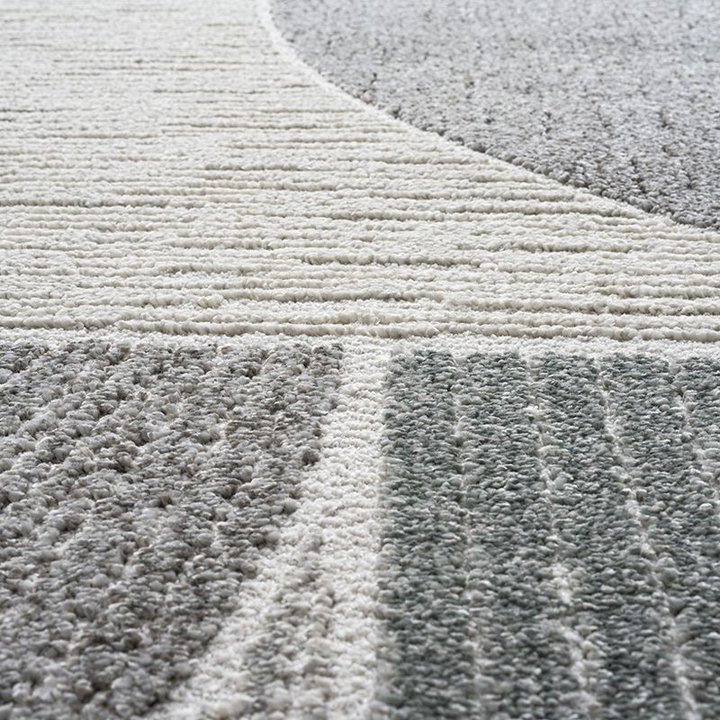 Rond modern vloerkleed - Verwood 6141