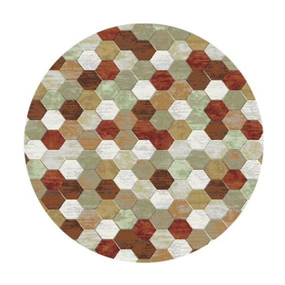 Antoin Carpets Rond modern vloerkleed - Amado Multicolor 6474