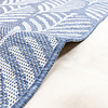 Rond buitenkleed - Summer Leaves Blauw - thumbnail 5