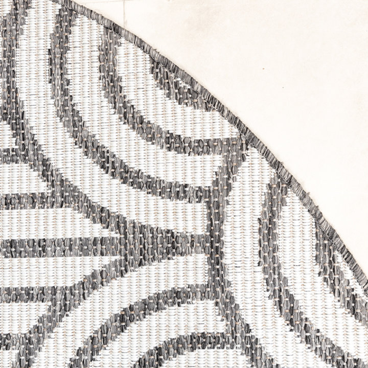 Rond buitenkleed - Summer Arch Grijs