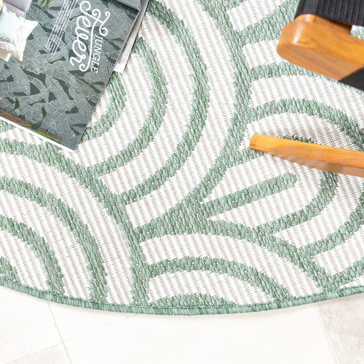 Rond buitenkleed - Summer Arch Groen